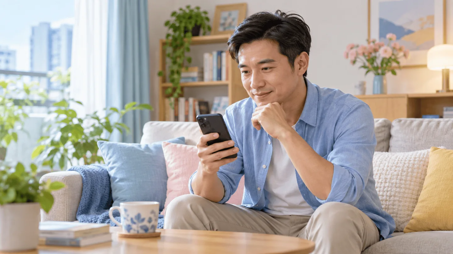 Người đi làm xem thông tin mạng lưới bệnh viện liên kết bảo hiểm trên điện thoại