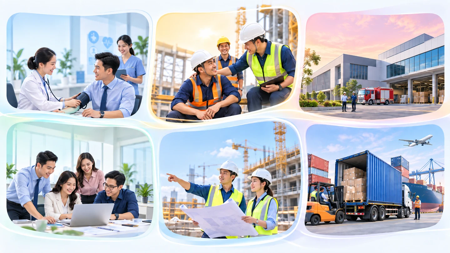 Các tình huống bảo hiểm doanh nghiệp: nhân sự, công trường, nhà xưởng và vận chuyển